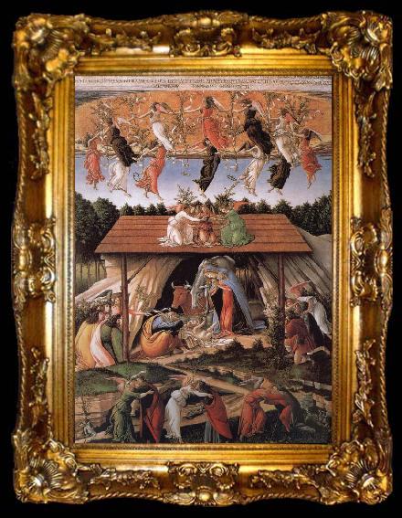 framed  Sandro Botticelli The birth of Christ, ta009-2
